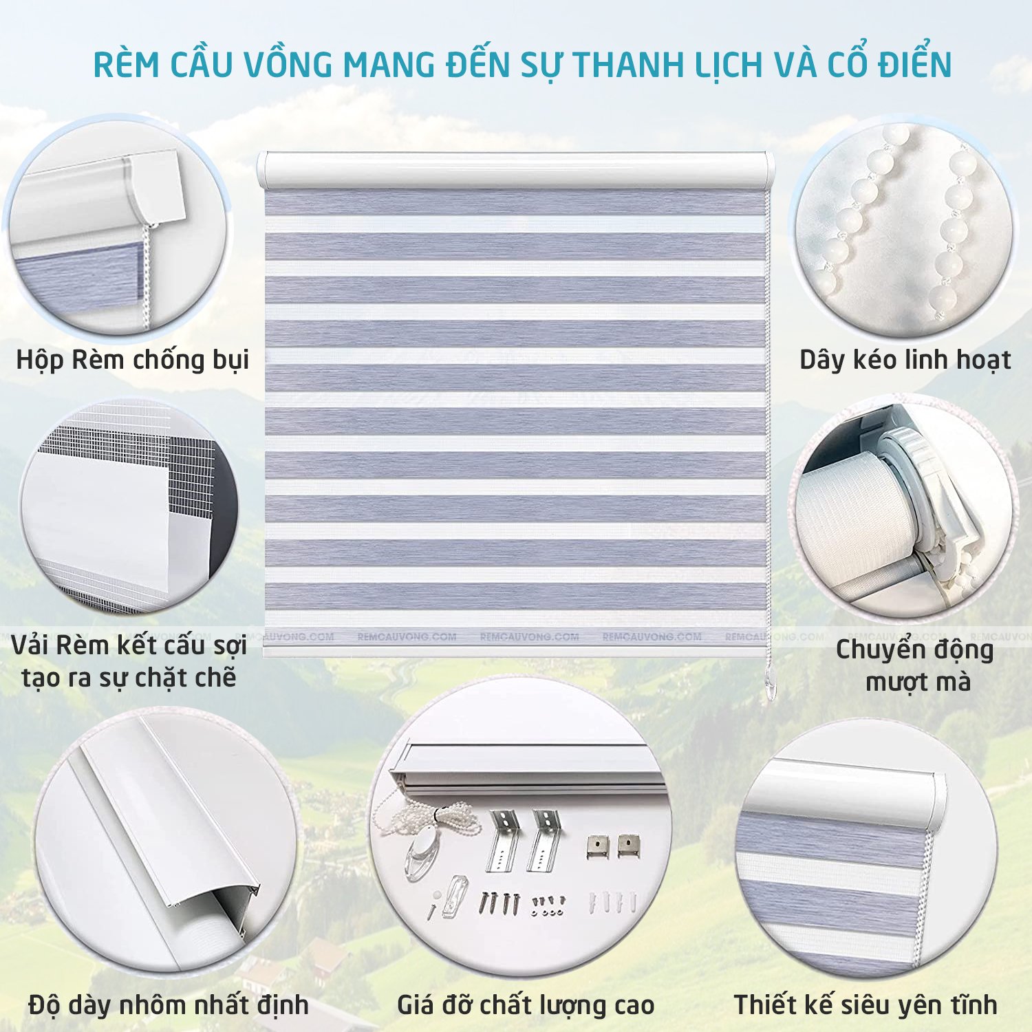 Đặc Điểm Rèm Cầu Vồng