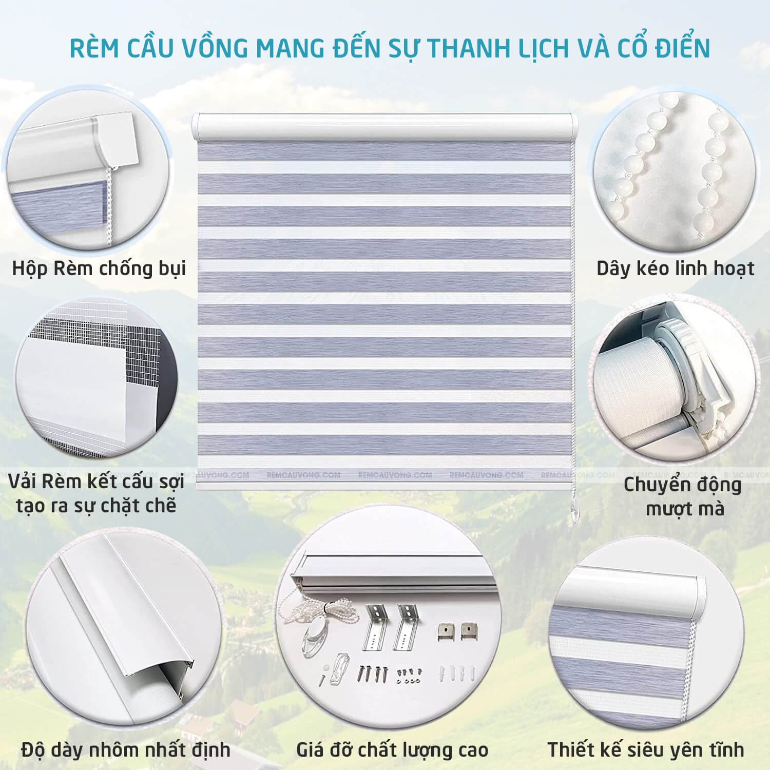 Những đặc điểm Rèm Cầu Vồng