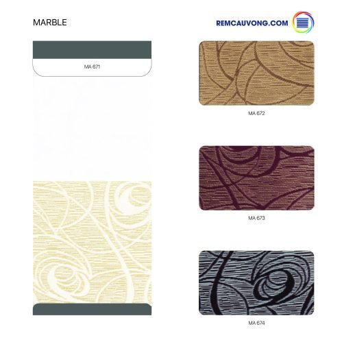 Rèm Cầu Vồng Marble