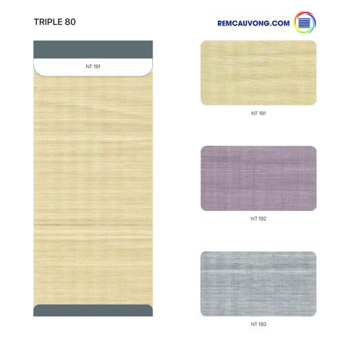 Rèm Cầu Vồng Triple 80