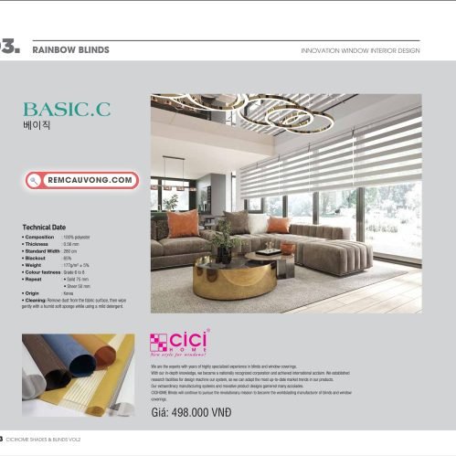 Rèm Cầu Vồng BasicC Cici Home