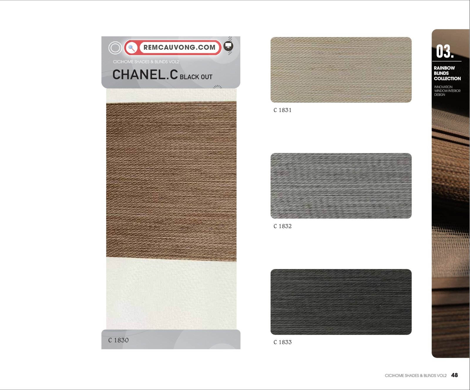 Rèm Cầu Vồng ChanelC Cici Home