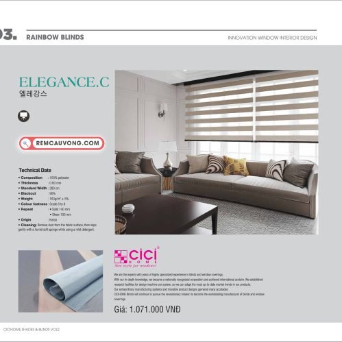 Rèm Cầu Vồng EleganceC Cici Home