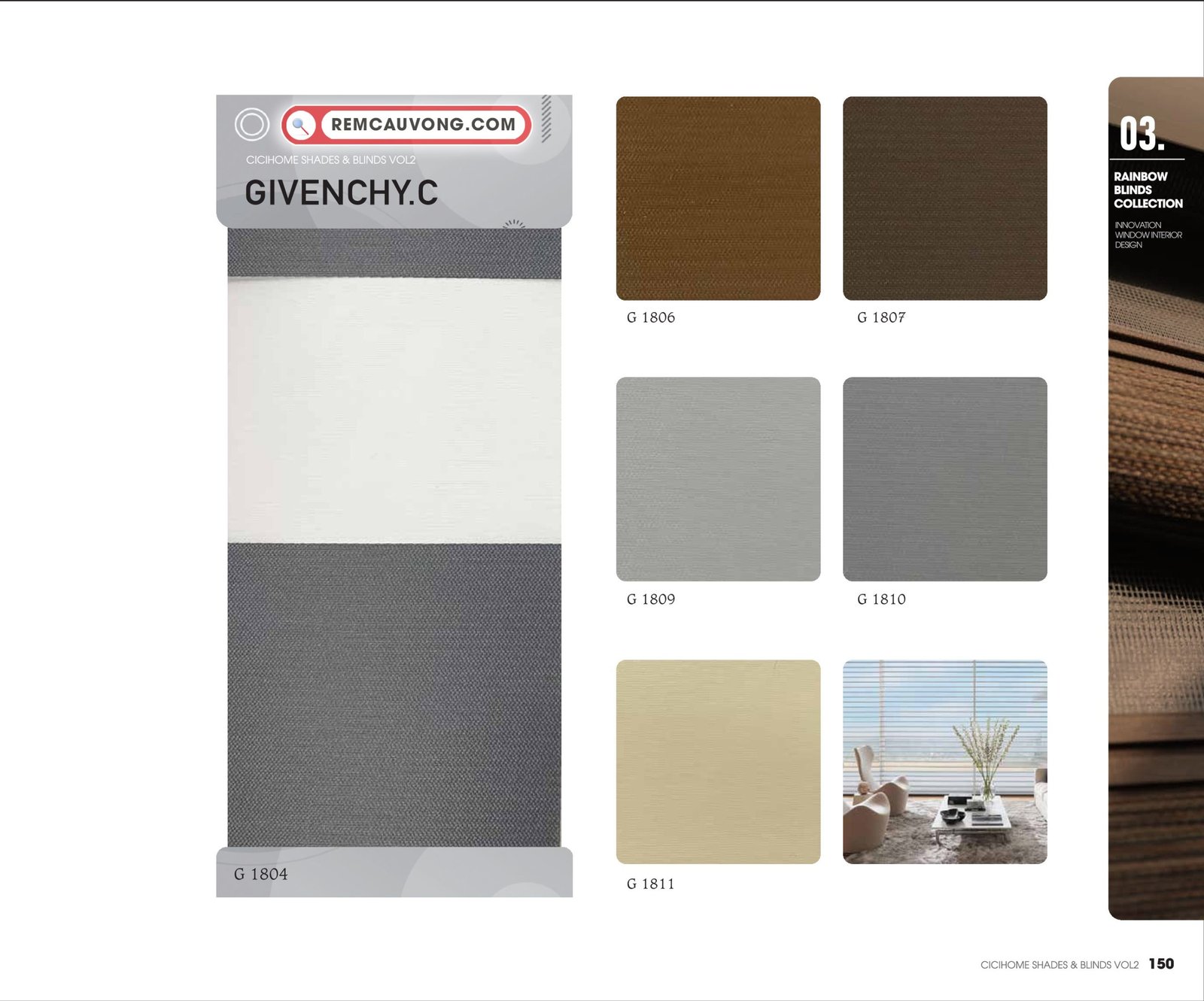Rèm Cầu Vồng GivenchyC Cici Home