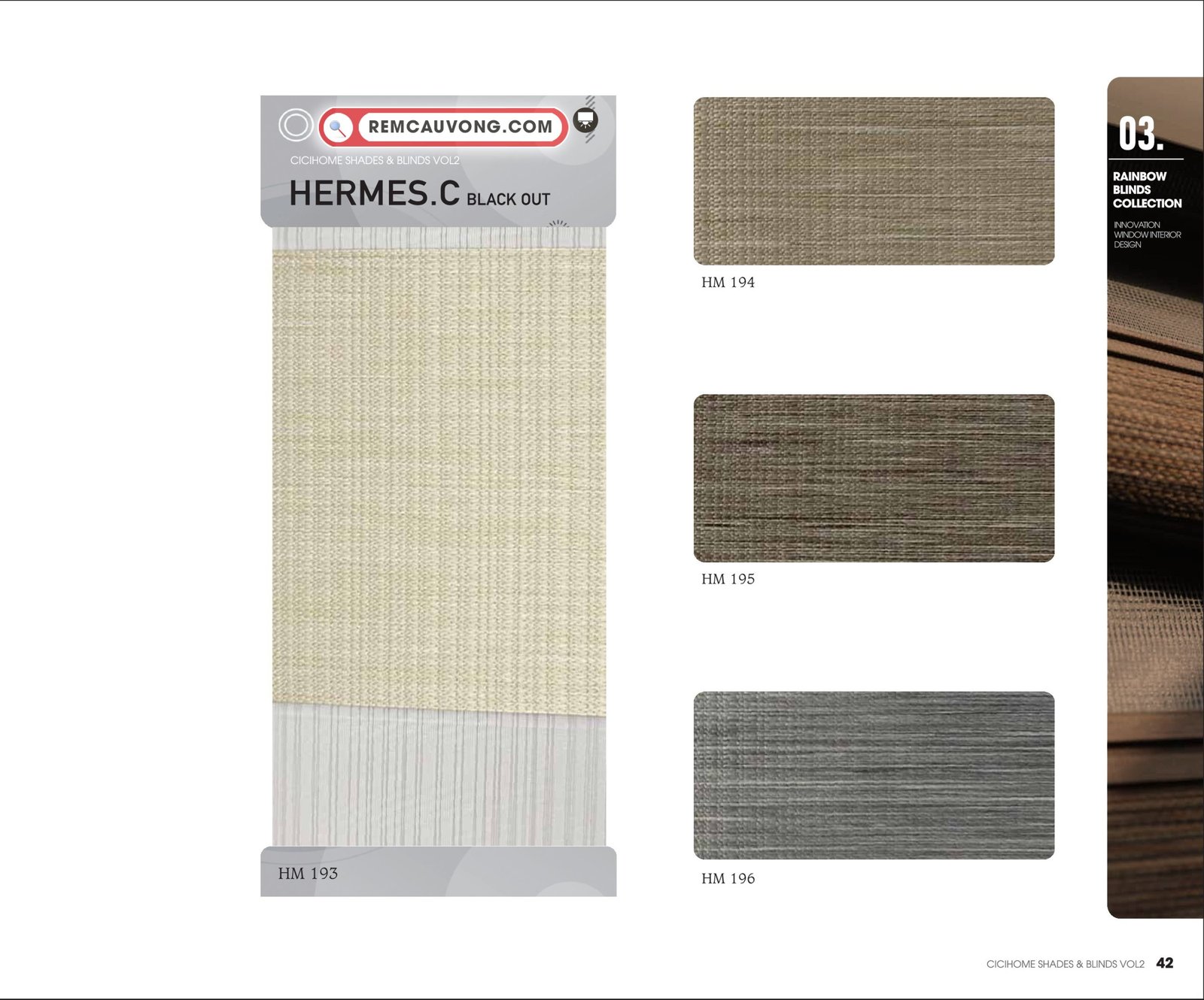 Rèm Cầu Vồng HermesC Cici Home