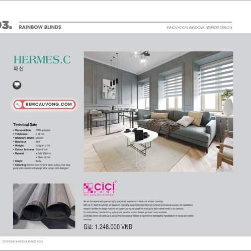 Rèm Cầu Vồng HermesC Cici Home