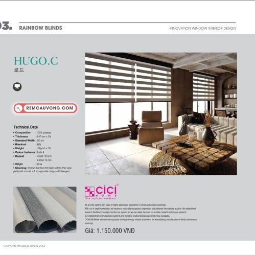 Rèm Cầu Vồng HugoC Cici Home