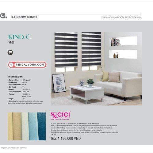Rèm Cầu Vồng KindC Cici Home