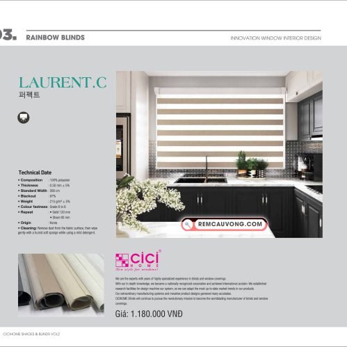Rèm Cầu Vồng LaurentC Cici Home