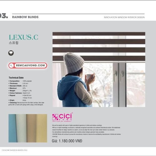 Rèm Cầu Vồng LexusC Cici Home