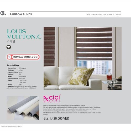 Rèm Cầu Vồng Louis-VuittonC Cici Home