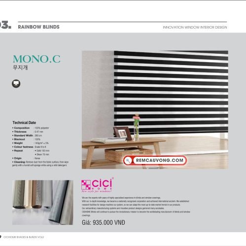 Rèm Cầu Vồng MonoC Cici Home