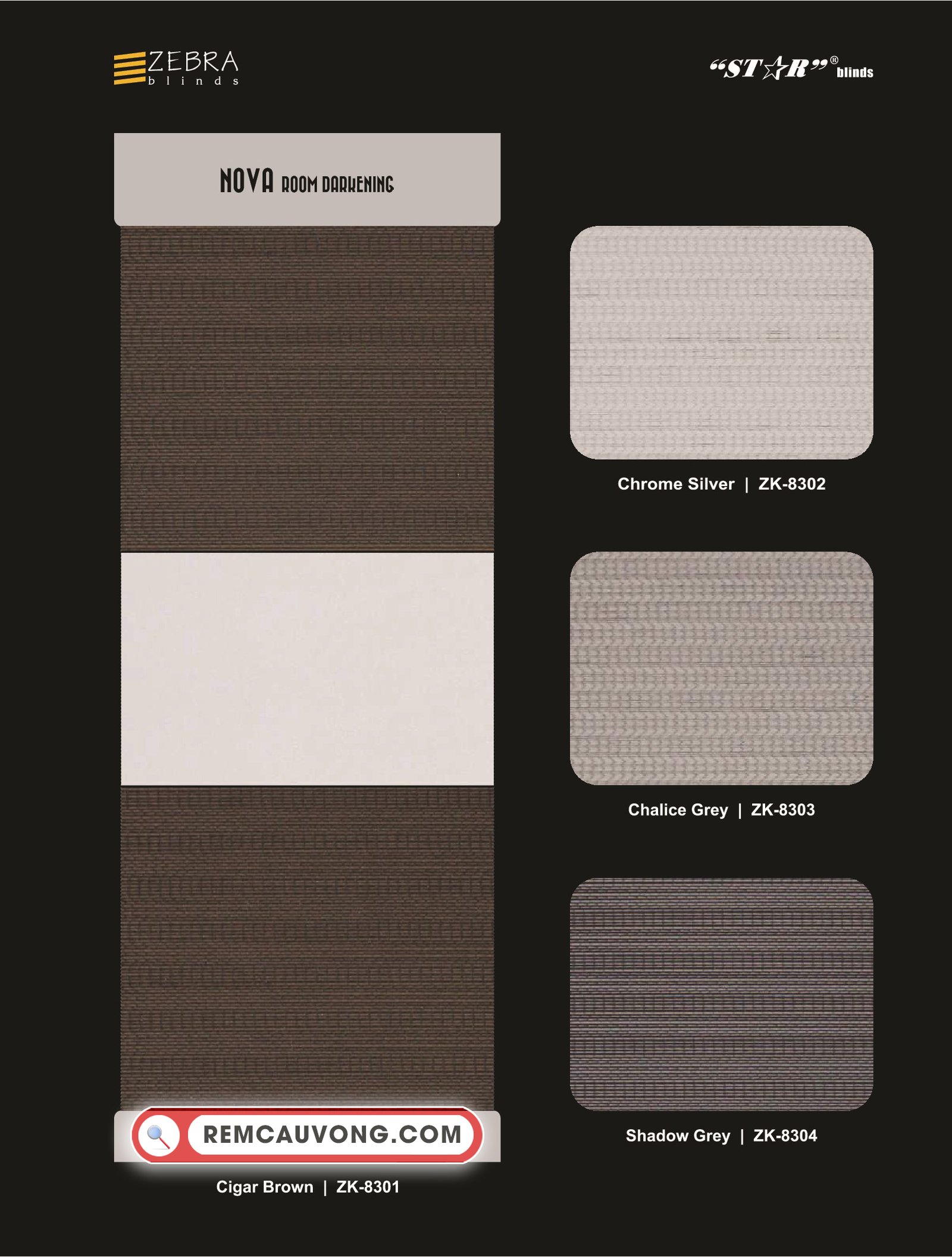 Rèm Cầu Vồng Nova Star Blinds