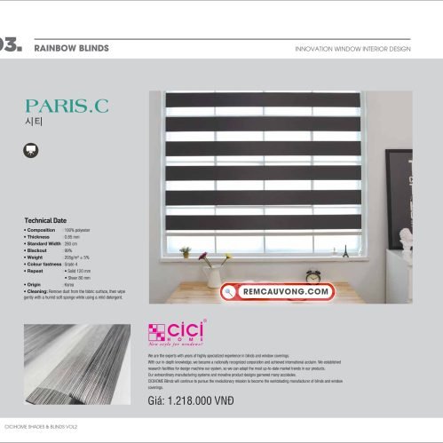Rèm Cầu Vồng ParisC Cici Home