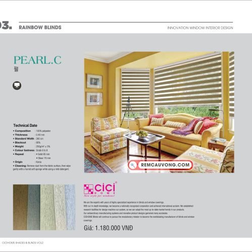 Rèm Cầu Vồng PearlC Cici Home