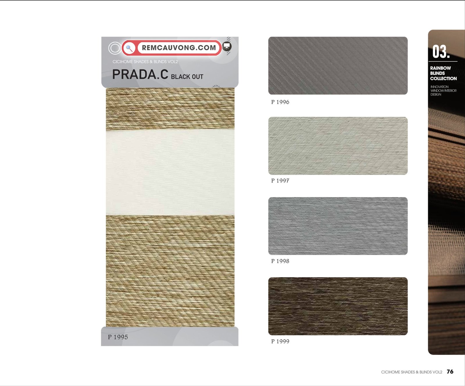 Rèm Cầu Vồng PradaC Cici Home