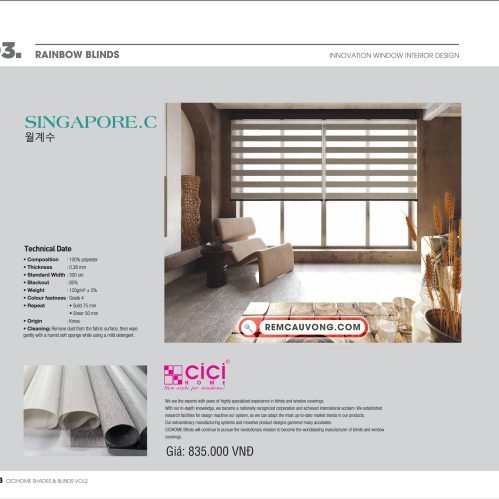 Rèm Cầu Vồng SingaporeC Cici Home