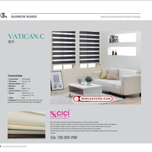 Rèm Cầu Vồng VaticanC Cici Home