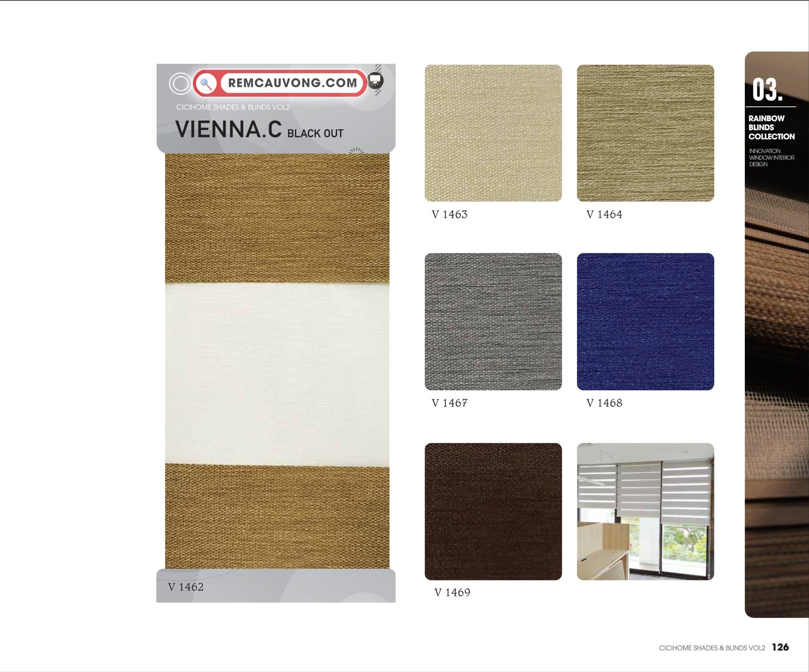 Rèm Cầu Vồng ViennaC Cici Home