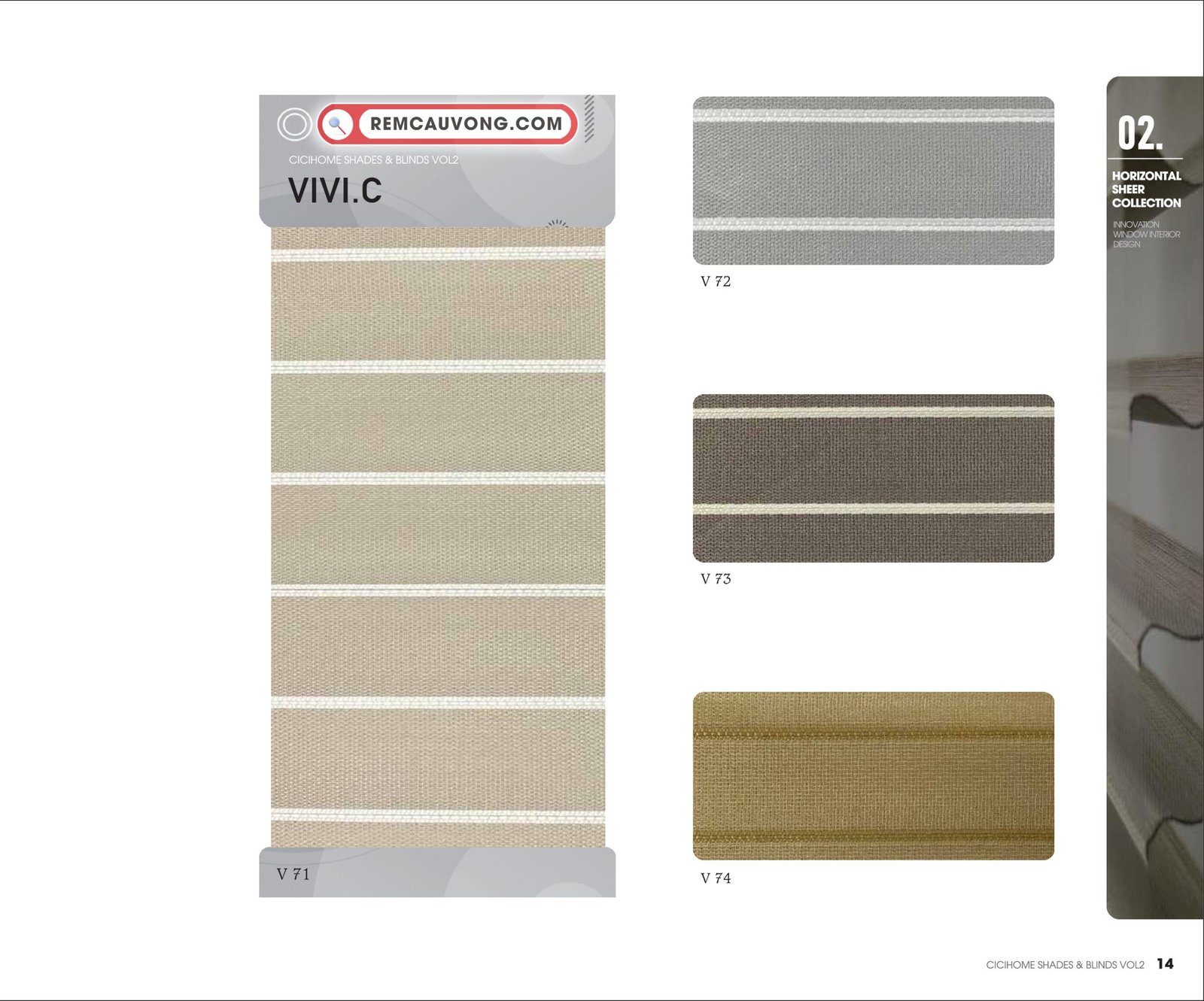 Rèm Cầu Vồng ViviC Cici Home