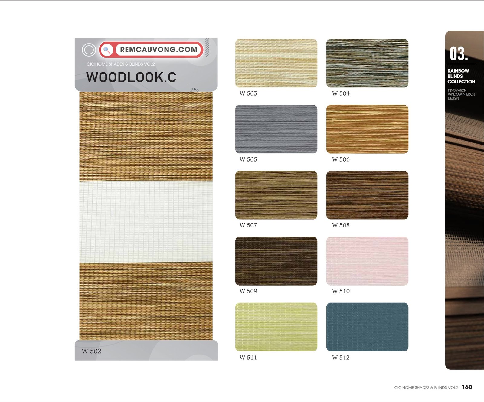 Rèm Cầu Vồng WoodlookC Cici Home