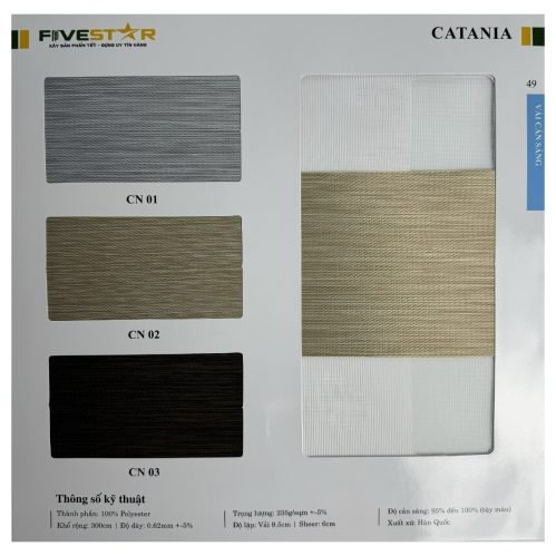 Rèm Cầu Vồng Catania Fivestar