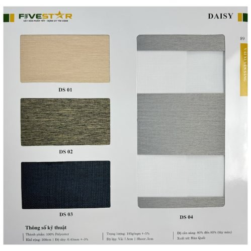 Rèm Cầu Vồng Daisy Fivestar