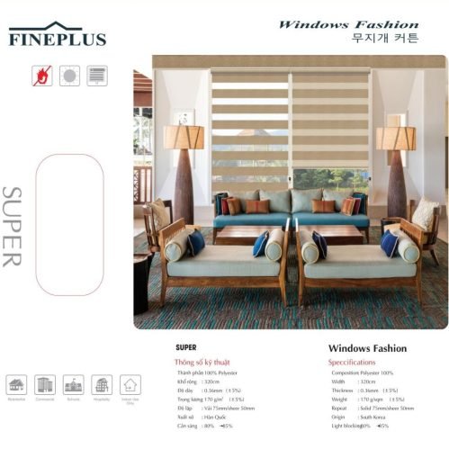 Rèm Cầu Vồng Fineplus Super