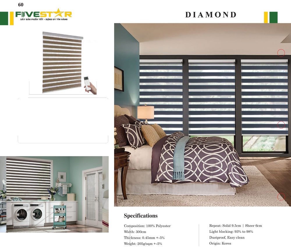 Rèm Cầu Vồng Fivestar Diamond