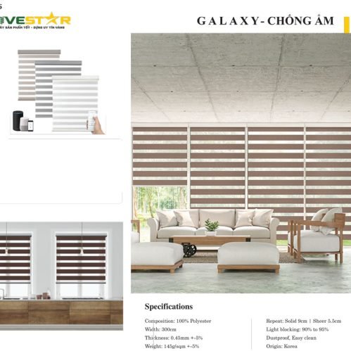 Rèm Cầu Vồng Fivestar Gallaxy