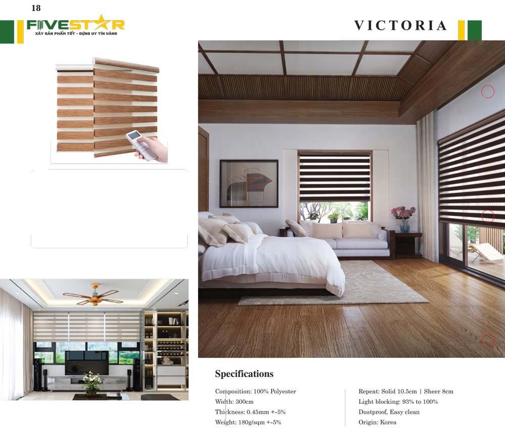 Rèm Cầu Vồng Fivestar Victoria