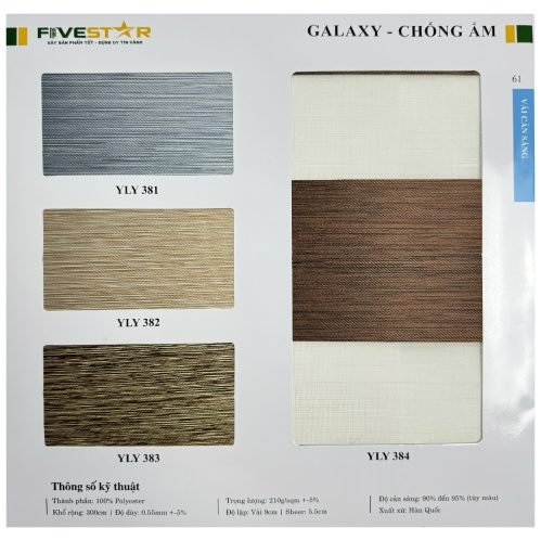 Rèm Cầu Vồng Galaxy Fivestar