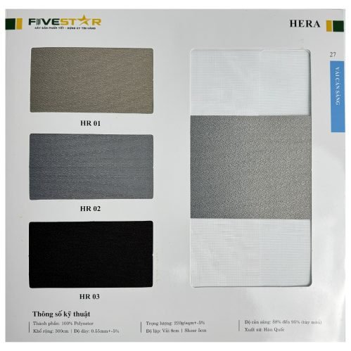Rèm Cầu Vồng Hera Fivestar