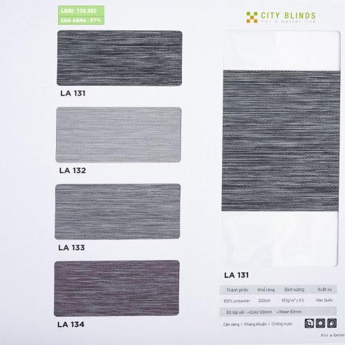 Rèm Cầu Vồng Lani City Blinds