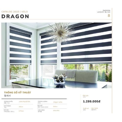 Rèm Cầu Vồng Padora Dragon