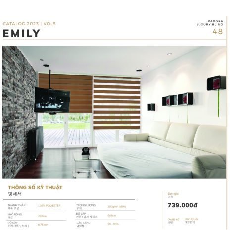 Rèm Cầu Vồng Paroda Emily