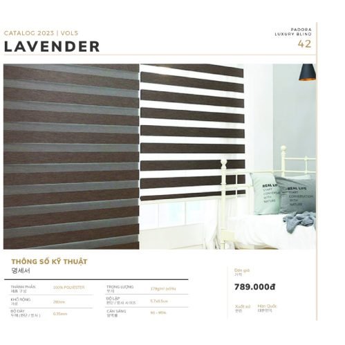 Rèm Cầu Vồng Paroda Lavende