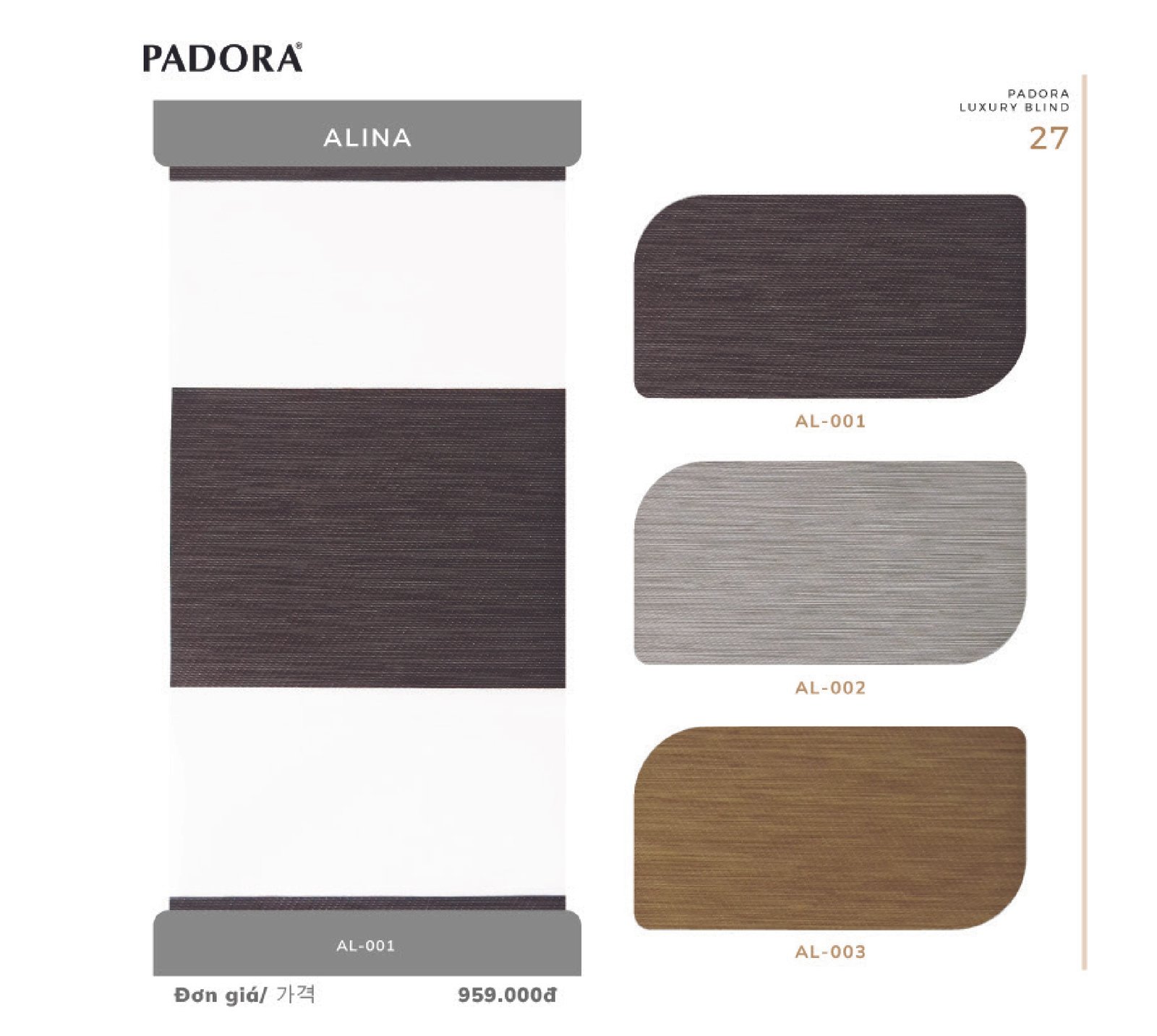 Rèm Cầu Vồng Padora Alina