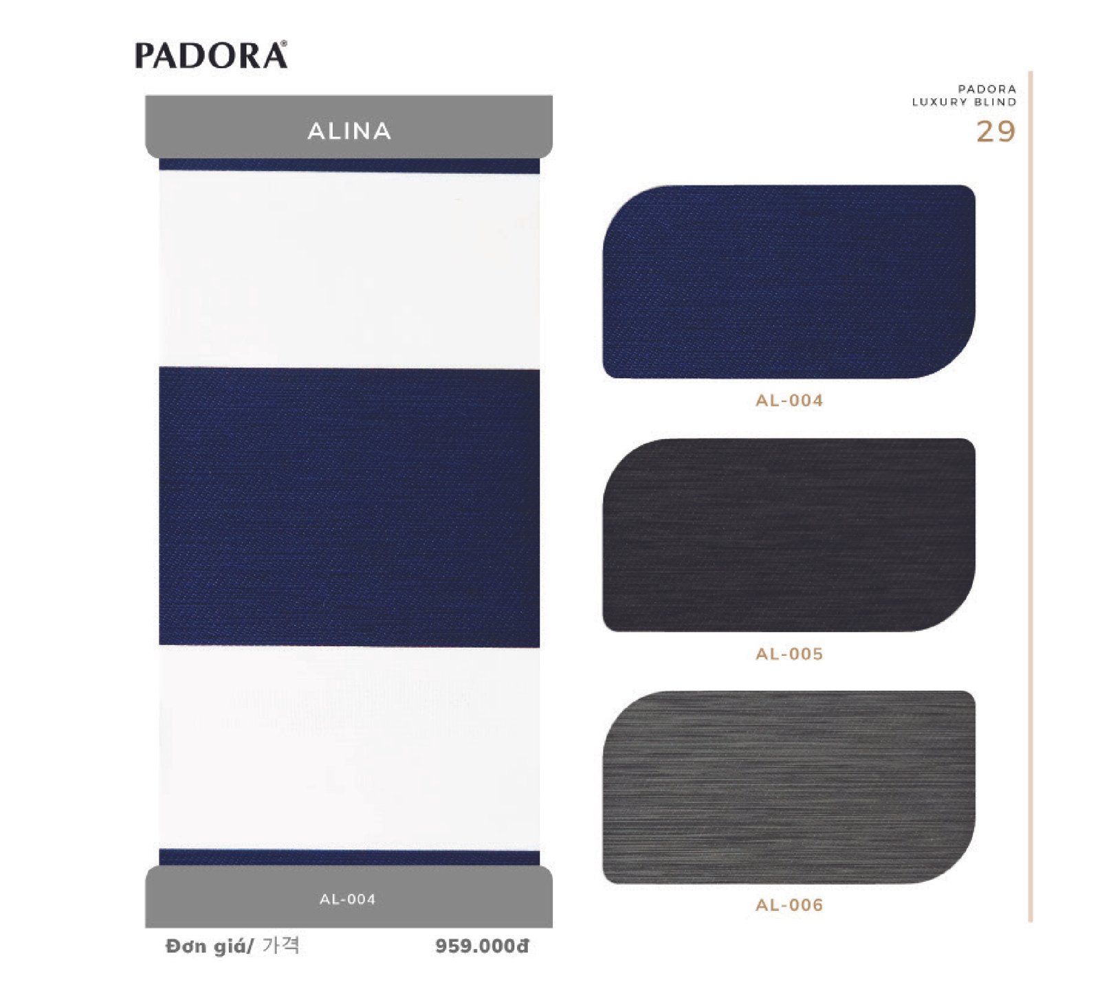 Rèm Cầu Vồng Padora Alina