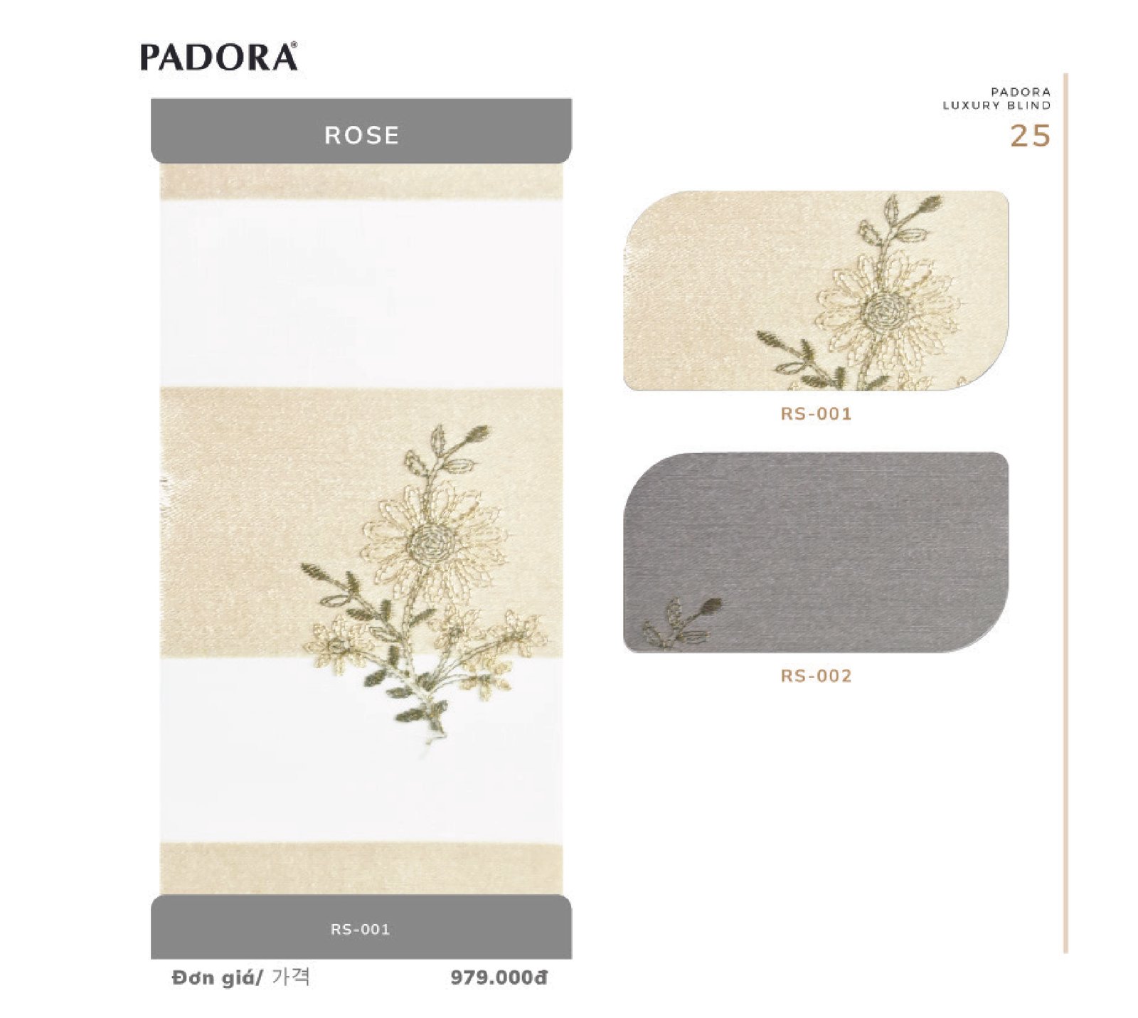 Rèm Cầu Vồng Padora Rose