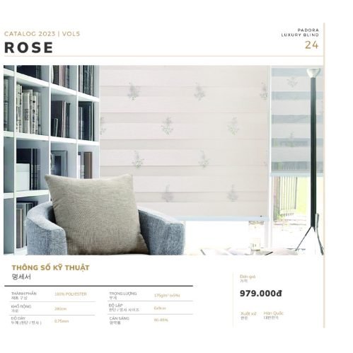 Rèm Cầu Vồng Padora Rose