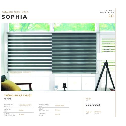 Rèm Cầu Vồng Padora Sophia
