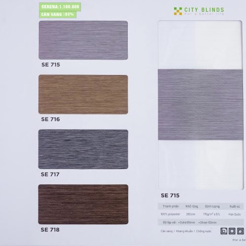 Rèm Cầu Vồng Serena City Blinds