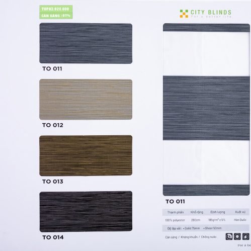 Rèm Cầu Vồng Topaz City Blinds
