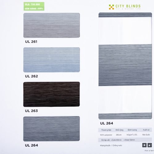 Rèm Cầu Vồng Ula City Blinds