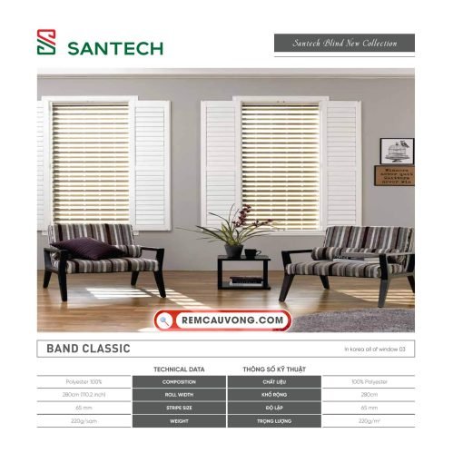 Hình ảnh Rèm Cầu Vồng Santech Band Classic