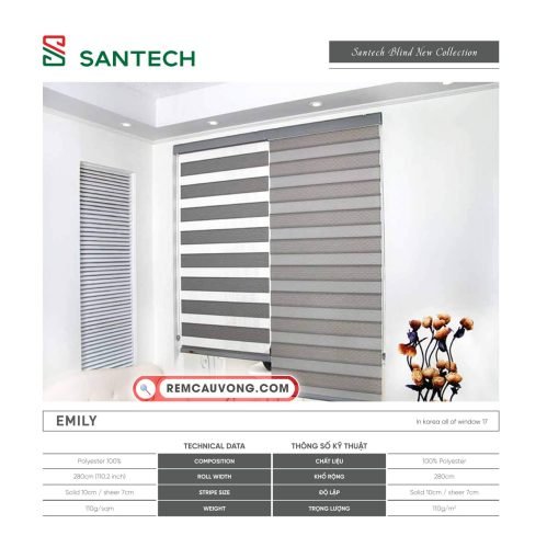 Hình ảnh Rèm Cầu Vồng Santech Emily