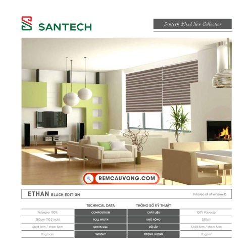 Hình ảnh Rèm Cầu Vồng Santech Ethan