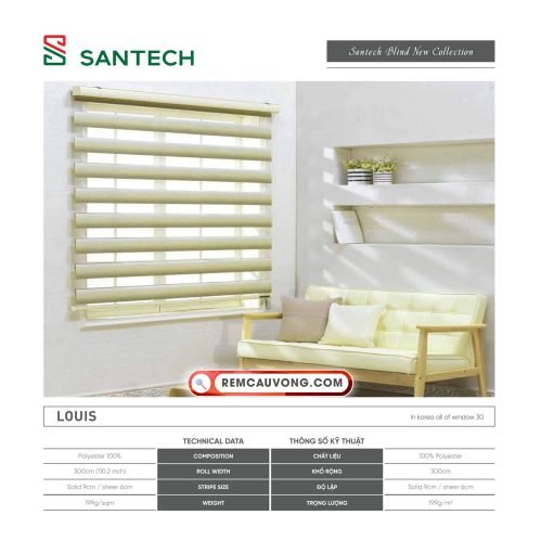Hình ảnh Rèm Cầu Vồng Santech Louis