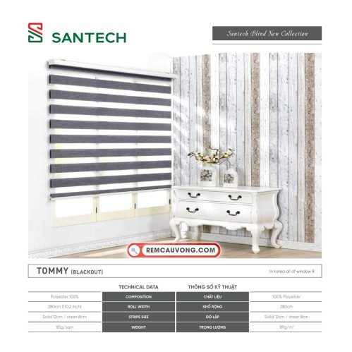 Hình ảnh Rèm Cầu Vồng Santech Tommy